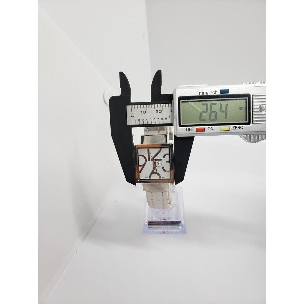 CC women's watch. Large white square face. - Picture 8 of 8